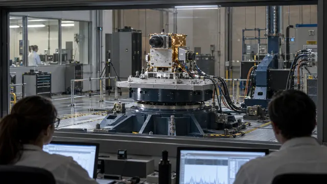 The test floor where the corrected connector is retested