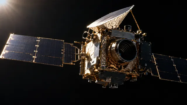 The solar spacecraft, in the scenario on recovering a lost solar observation