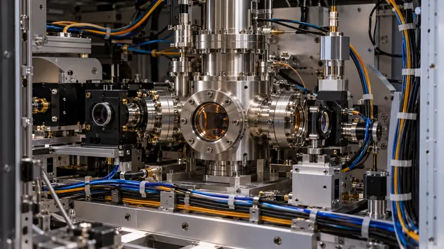 Vacuum chamber, in the scenario on a changing signal in an orbiting cold-atom experiment